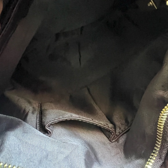 Melie Bianco Brigitte faux-leather woven shoulder bag hobo satchel - Picture 5 of 5